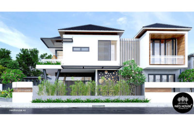 Thiết Kế Biệt Thự 2 Tầng Hiện Đại-BT04
