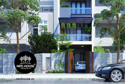 Thiết Kế Nhà Phố Hiện Đại 4x20m Tại Bình Thạnh-NP06