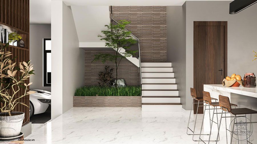 Thiết kế nội thất biệt thự 2 tầng mái ngói 120m2 tại HCM. Ảnh 6