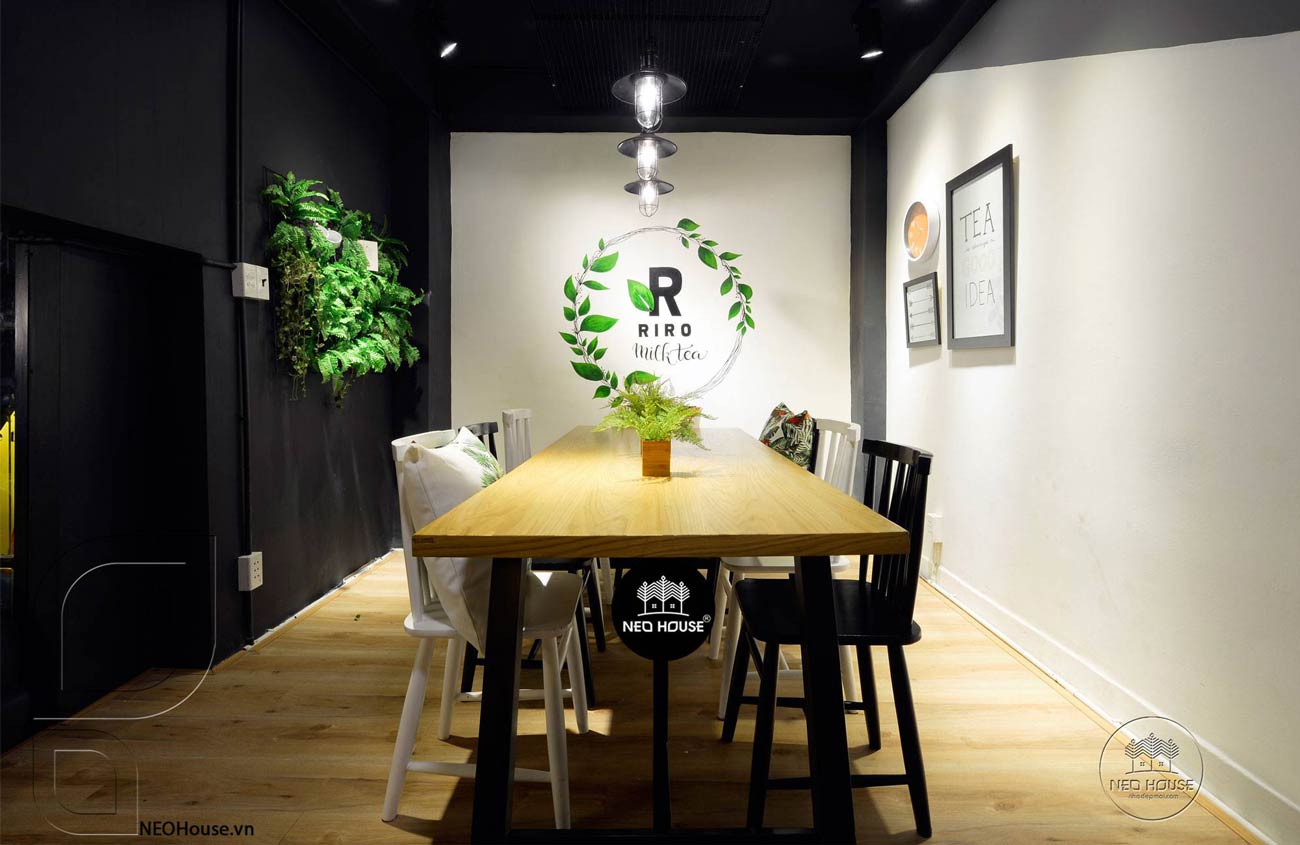 ẢẢnh thực tế nội thất quán trà sữa Riro. Ảnh 11