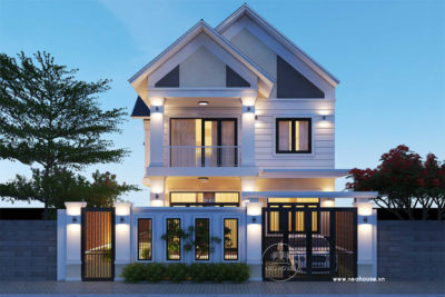 Mẫu Thiết Kế Biệt Thự Mái Ngói Tại Bình Phước Được Yêu Thích Nhất 2019-BT19