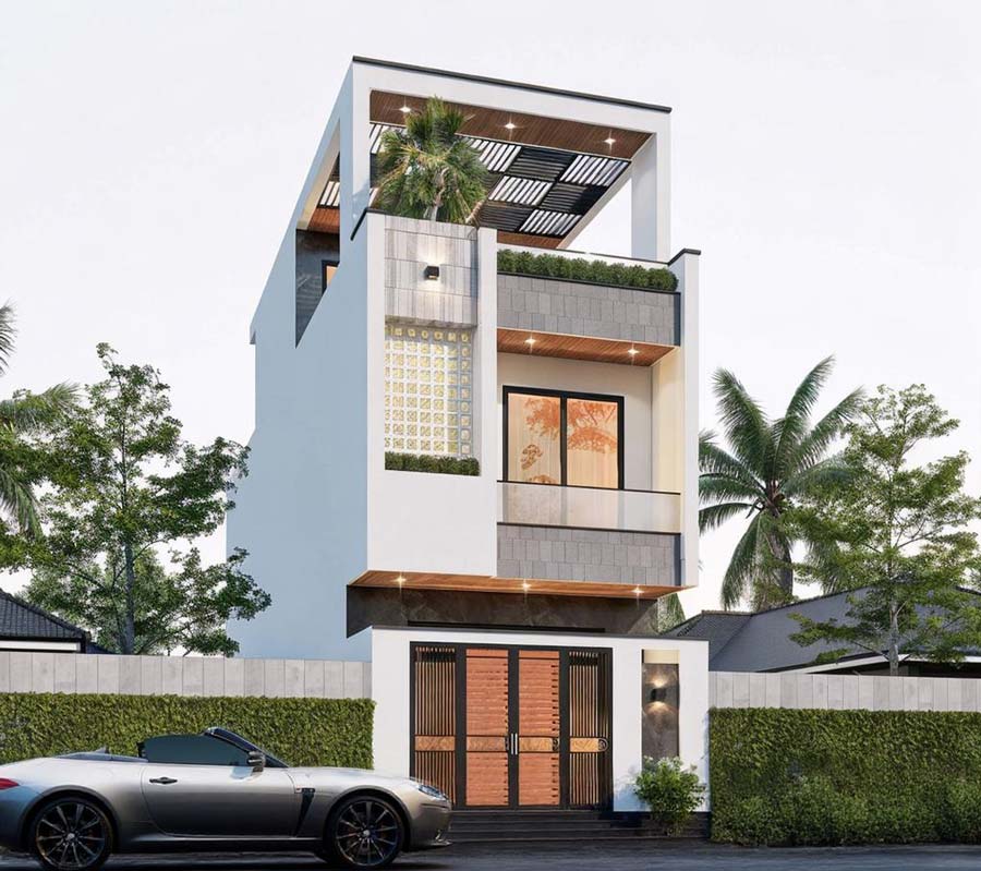 Các lưu ý khi thiết kế nhà ống 3 tầng 5x20m