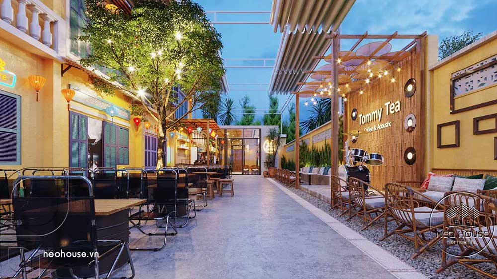 Thiết kế và thi công quán cafe 200m2 sân vườn trọn gói tại Bình Phước. Ảnh 2