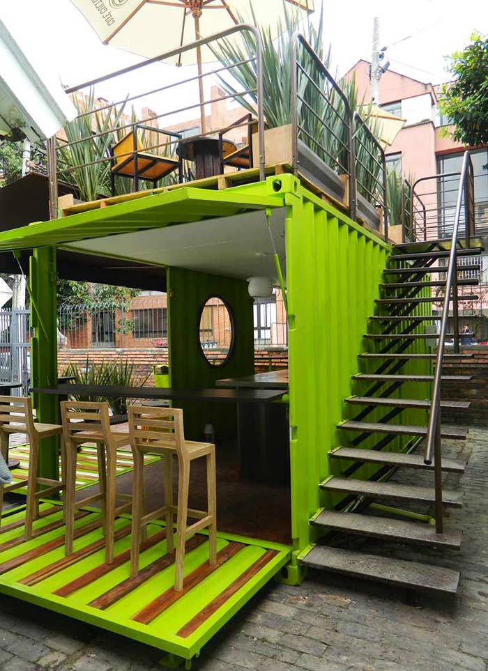 Thiết kế quán cafe kiểu container