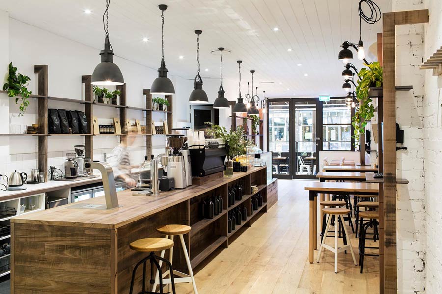 Quán cafe mặt tiền 5m phong cách Scandinavian