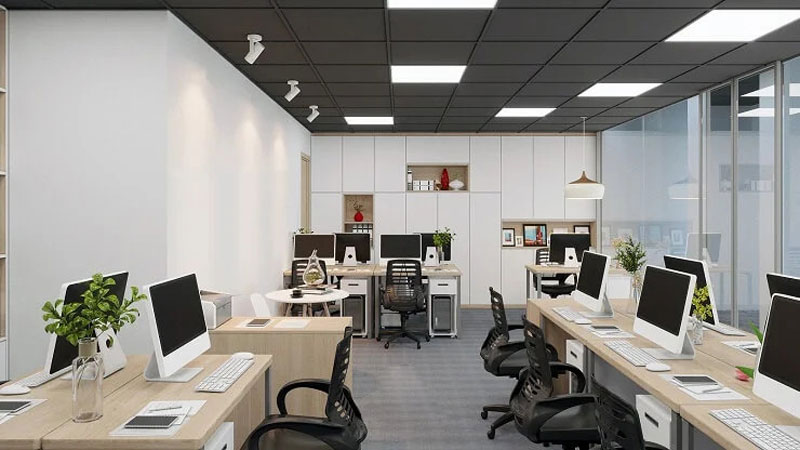 Thiết kế nội thất văn phòng không gian mở