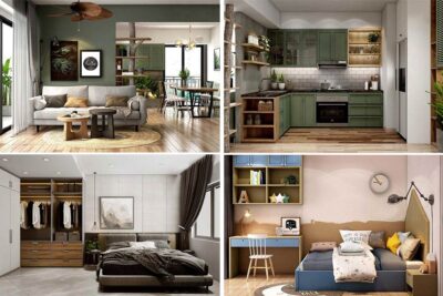 20 mẫu thiết kế nội thất chung cư 2 phòng ngủ đẹp siêu cuốn hút
