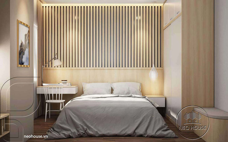 Thiết kế nội thất chung cư 2 phòng ngủ phong cách hiện đại