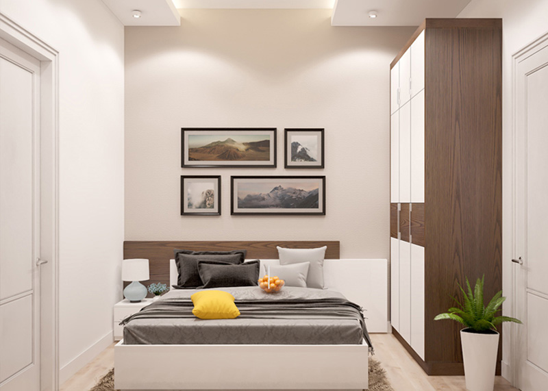 Thiết kế nội thất chung cư 56m2 phong cách hiện đại