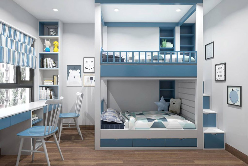 Trang trí và lựa chọn đồ nội thất phù hợp cho 2 phòng ngủ