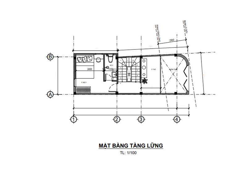 Thiết kế nhà diện tích nhỏ 4x10m 5 phòng ngủ