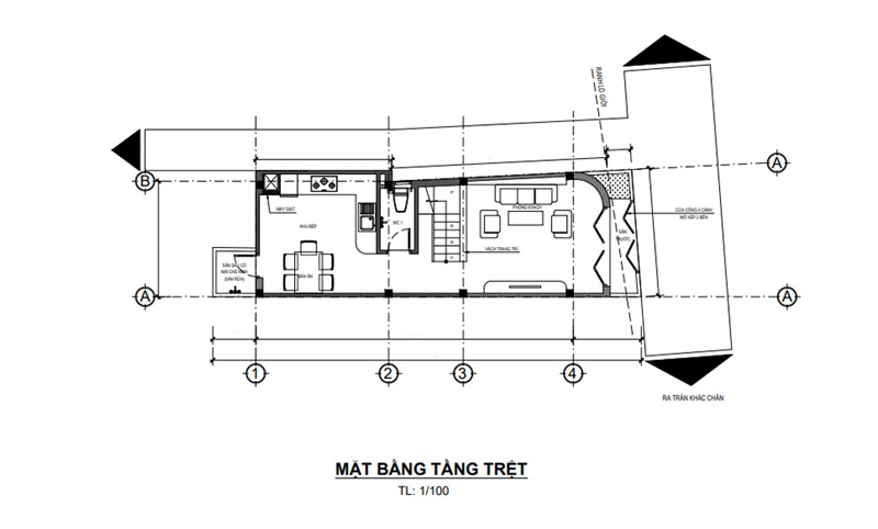 Thiết kế nhà diện tích nhỏ 4x10m 5 phòng ngủ