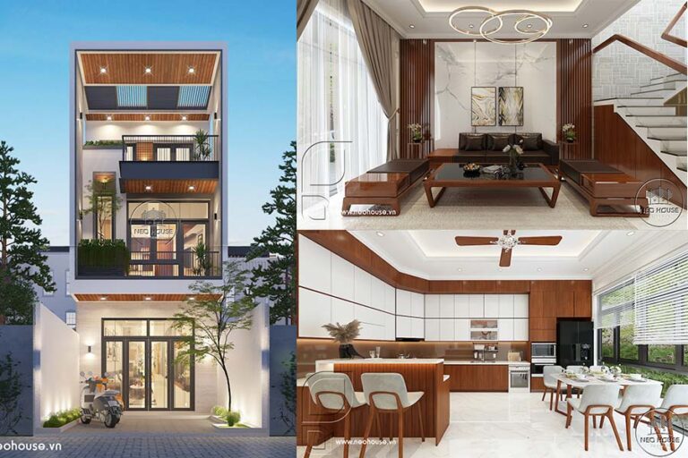 TOP 20+ mẫu nhà phố 2 tầng 70m2 đẹp hiện đại mới nhất