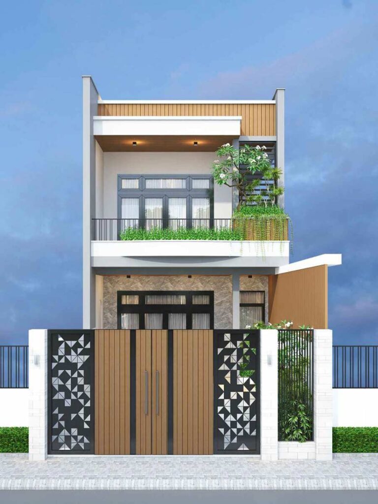 35+ Gợi ý xây nhà 1 trệt 1 lầu 400 triệu đẹp hiện đại nhất