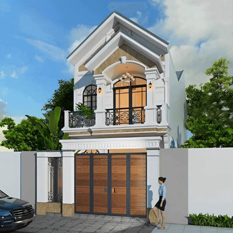 50+ mẫu nhà 1 trệt 1 lầu mái Thái đẹp hiện đại & độc đáo nhất