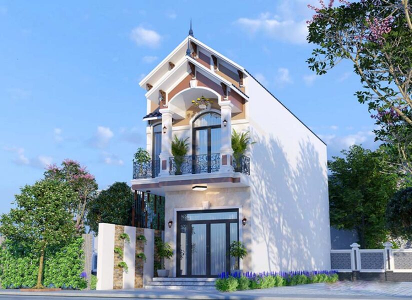 35+ Gợi ý xây nhà 1 trệt 1 lầu 400 triệu đẹp hiện đại nhất