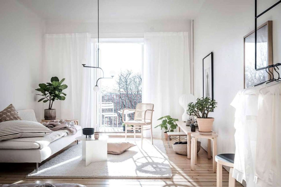 Mẫu thiết kế căn hộ studio Hàn Quốc