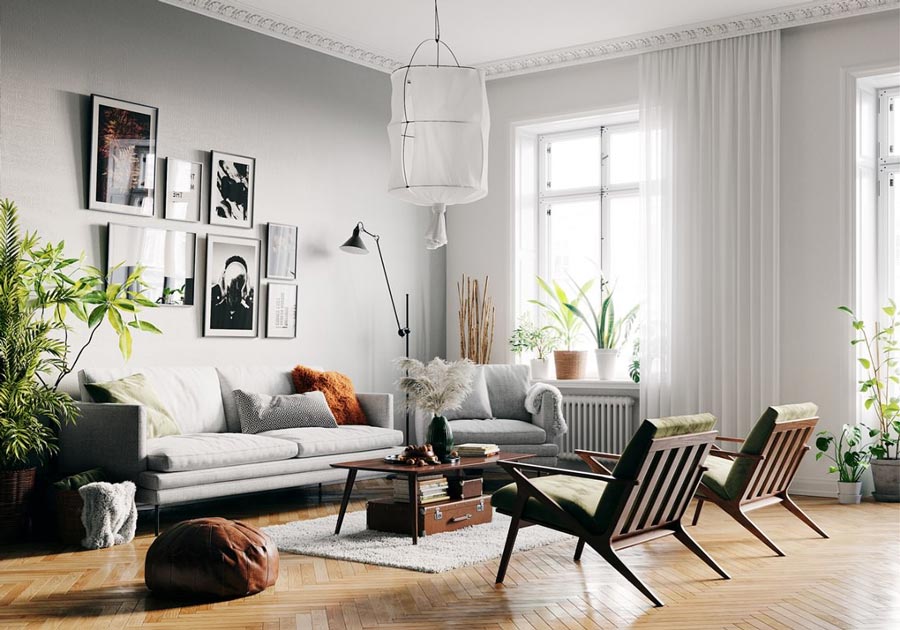 Phong cách thiết kế Studio Bắc Âu (Scandinavian)