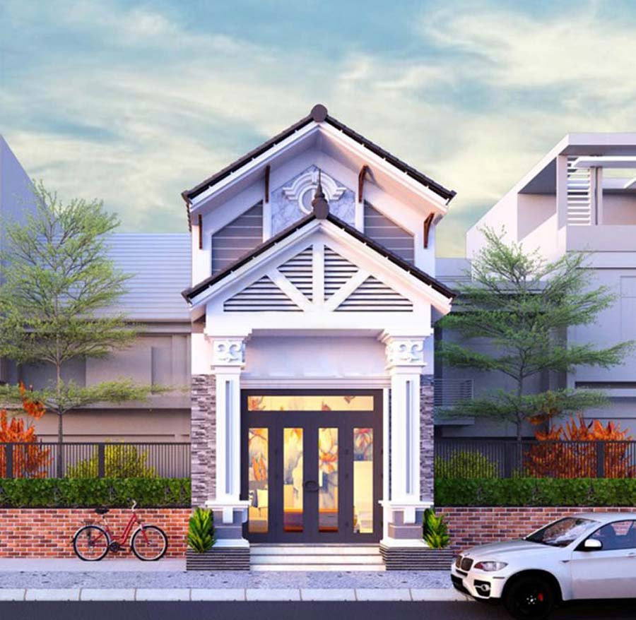 Mẫu nhà cấp 4 có gác lửng 5x15 200 triệu