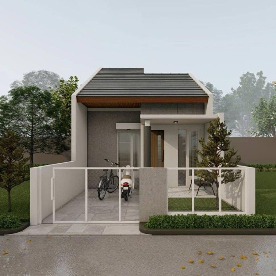 Mẫu nhà cấp 4 đẹp 100 triệu mái tôn