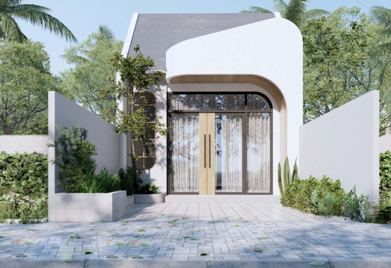 99+ mẫu nhà cấp 4 mái bằng đẹp đơn giản, hiện đại nhất 2026