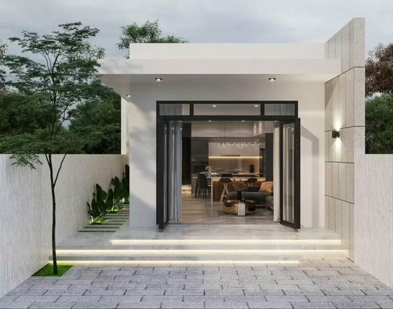 99+ mẫu nhà cấp 4 mái bằng đẹp đơn giản, hiện đại nhất 2026