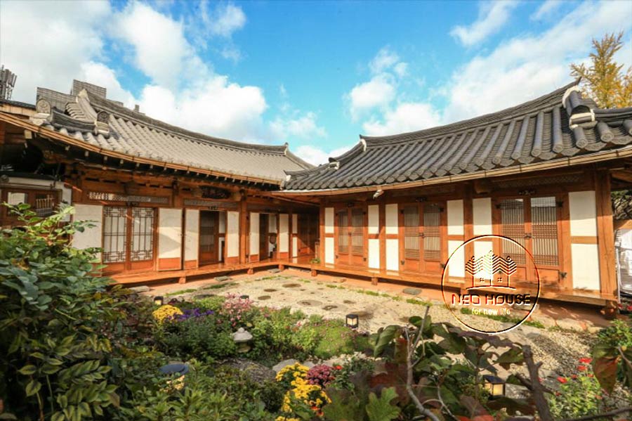 Mẫu nhà gỗ cấp 4 đẹp kiểu Hàn Quốc