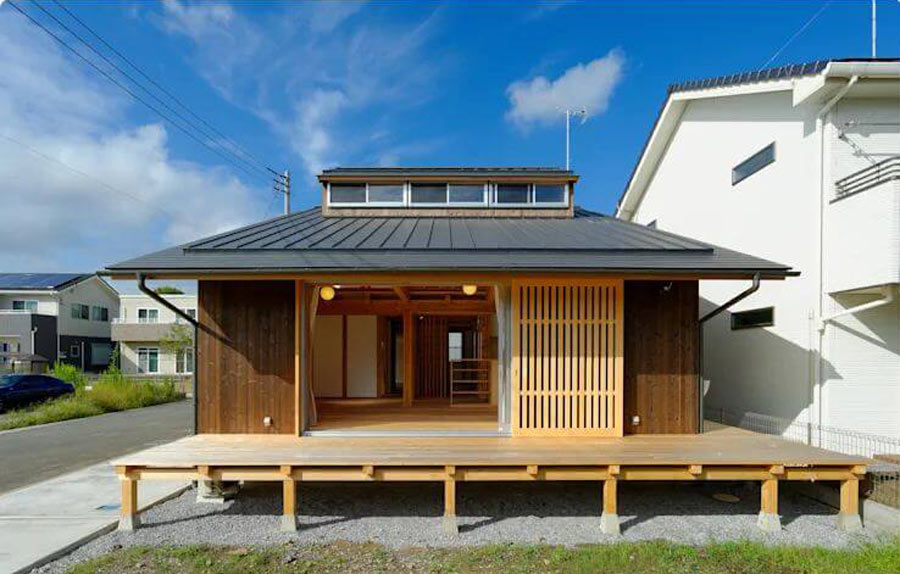 Mẫu nhà gỗ cấp 4 đẹp kiểu Nhật Bản