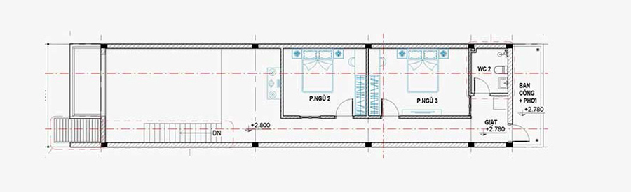 Tầng lửng nhà gác lửng 3 phòng ngủ 500 triệu hiện đại