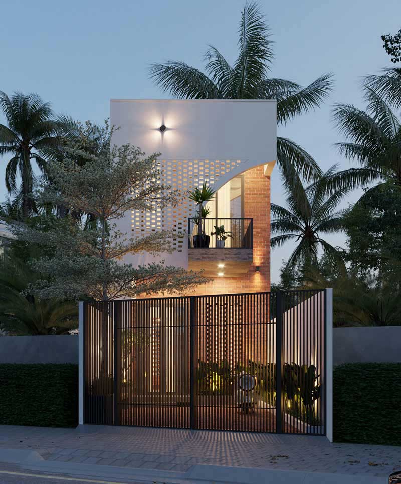 Mẫu xây nhà 1 trệt 1 lầu 500 triệu diện tích 4x20m