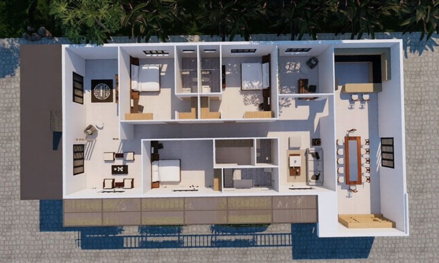 Thay đổi bố cục công năng