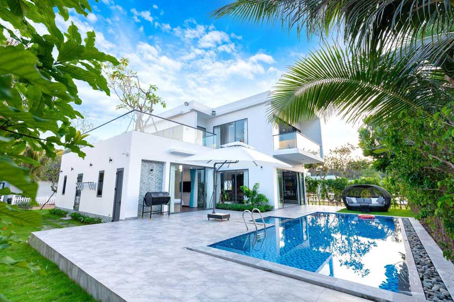 Vị trí xây dựng của nhà villa 2 tầng