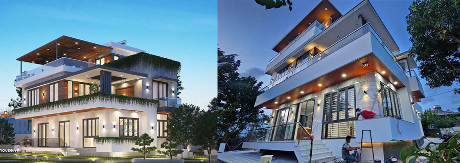 Hướng dẫn cách tính chi phí xây biệt thự trọn gói