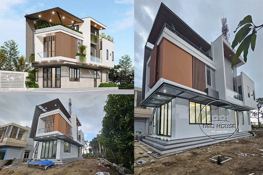 13. Dự án biệt thự mini 2 tầng 1 tum tại Long An