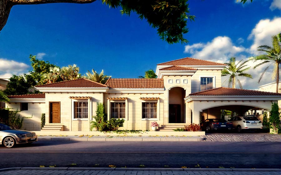 Thiết kế mặt tiền và hệ mái vòm đặc trưng