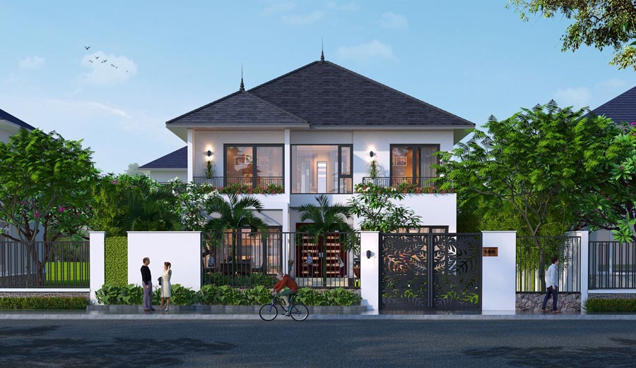 Tổ chức mặt bằng và bố cục không gian hài hòa