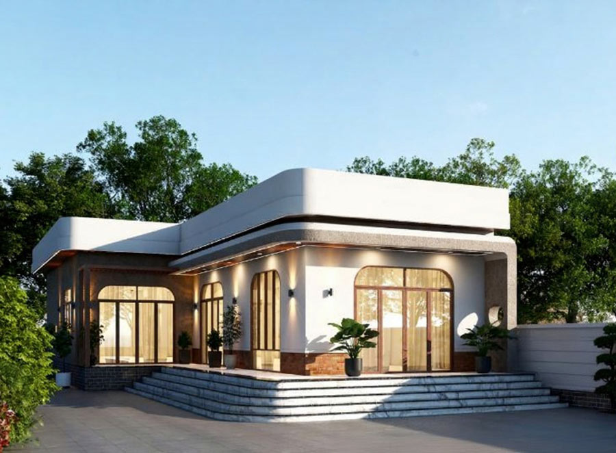 Kinh nghiệm xây nhà cấp 4 chữ L mái tôn đơn giản, tiết kiệm chi phí