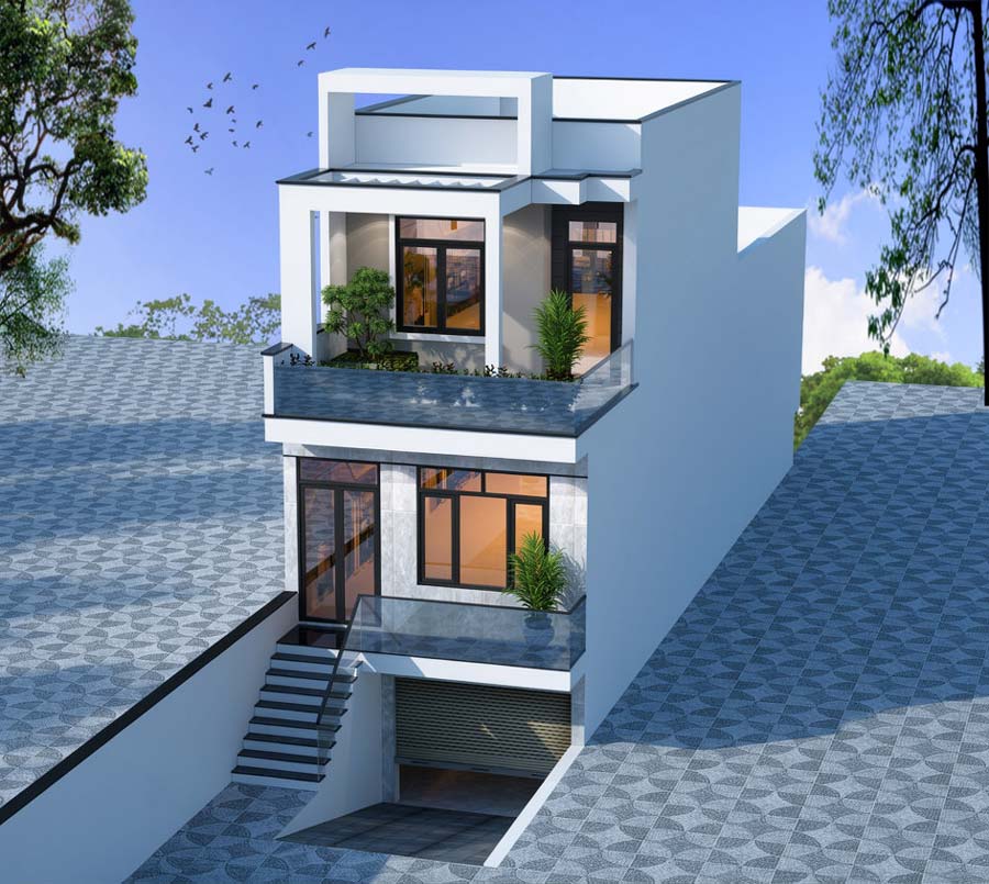 Tầng bán hầm (Hầm nửa nổi nửa chìm)
