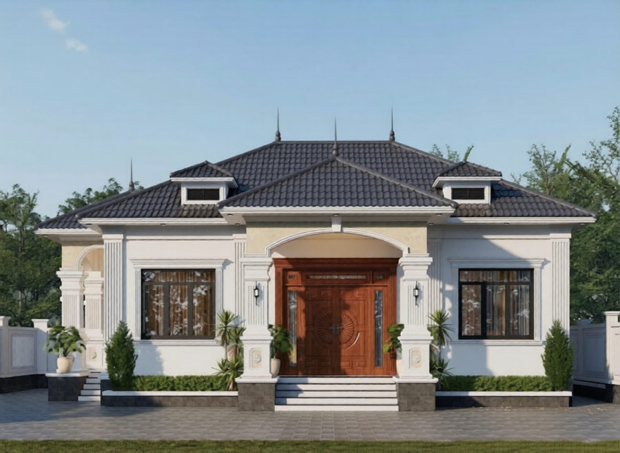 Chọn loại hình mái phù hợp