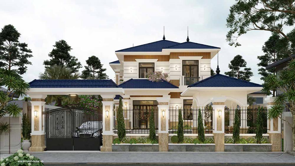 Mẫu biệt thự mini 100m2 mái Nhật. Ảnh 4