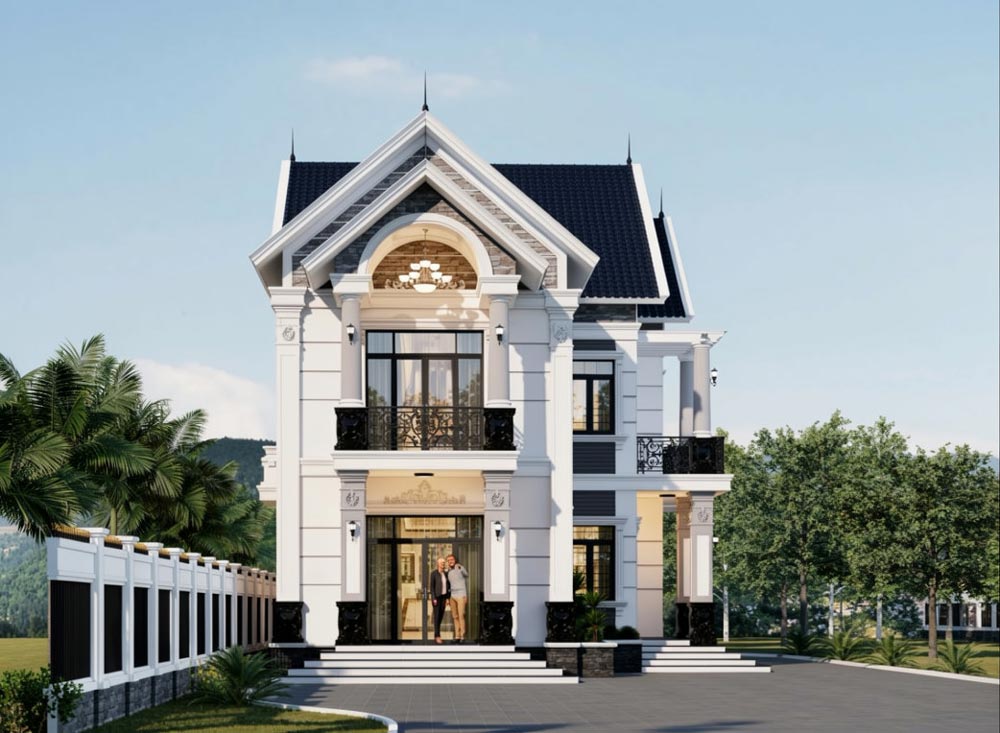 Mẫu biệt thự mini 100m2 mái Thái. Ảnh 3