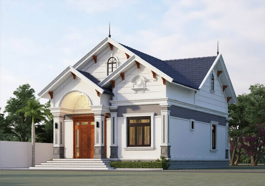 Nhà cấp 4 gác lửng 120m2 3 phòng ngủ