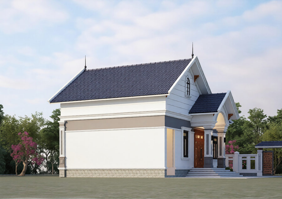 Nhà cấp 4 gác lửng 120m2 3 phòng ngủ