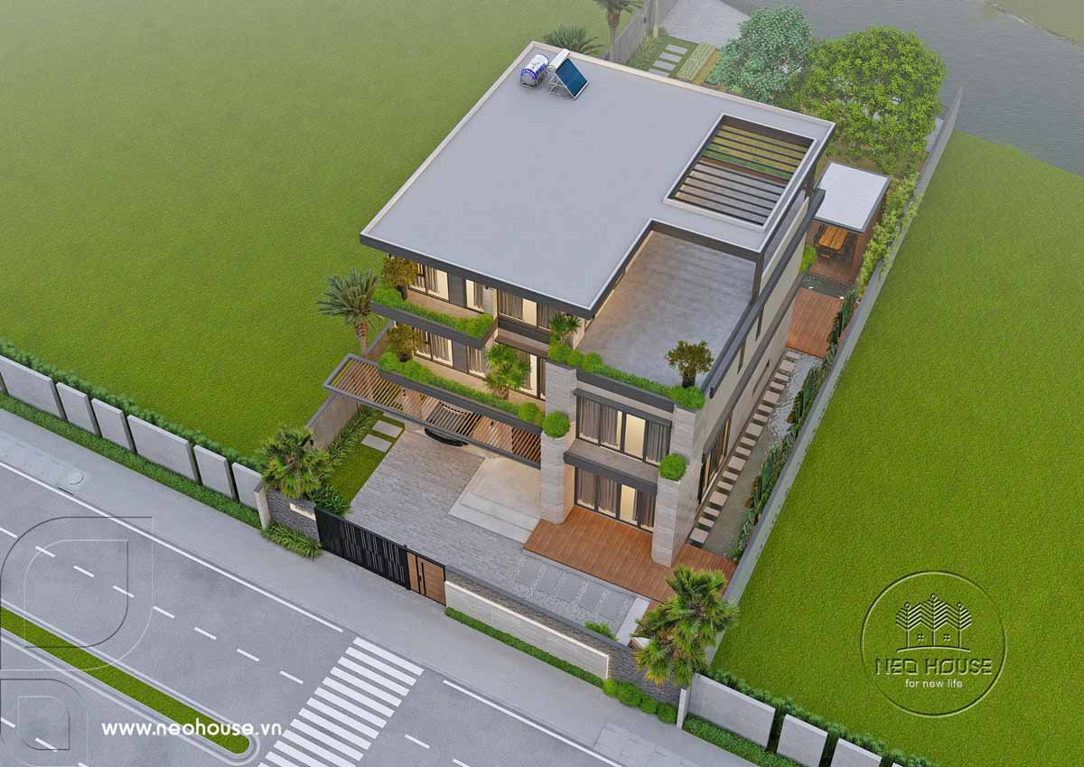 Cảnh quan biệt thự 3 tầng mặt tiền 18m2. Hình ảnh 1