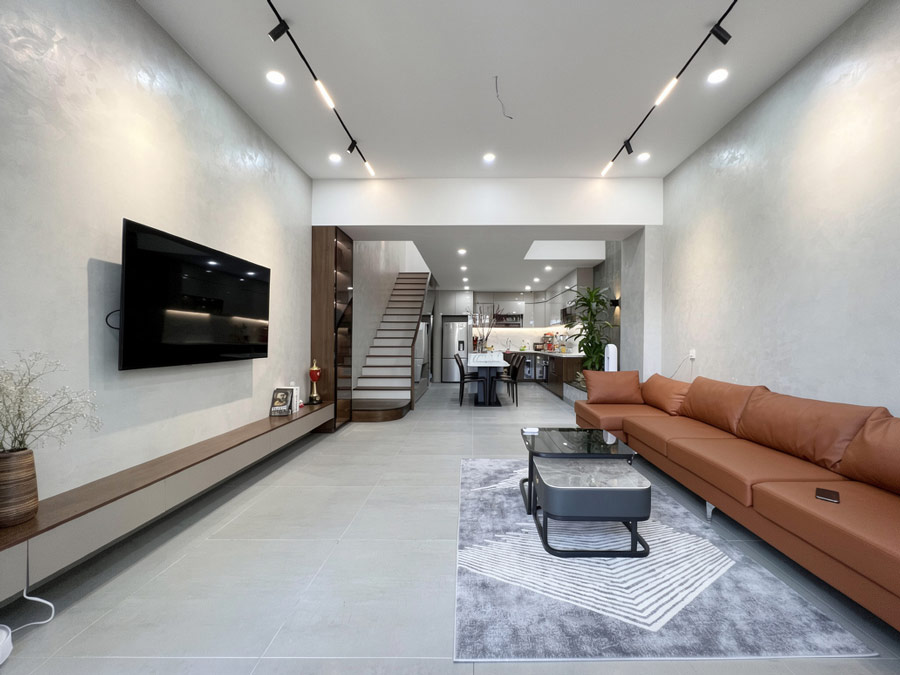 Chi tiết thiết kế nội thất nhà phố 2 tầng 5x15 tại NEOHouse