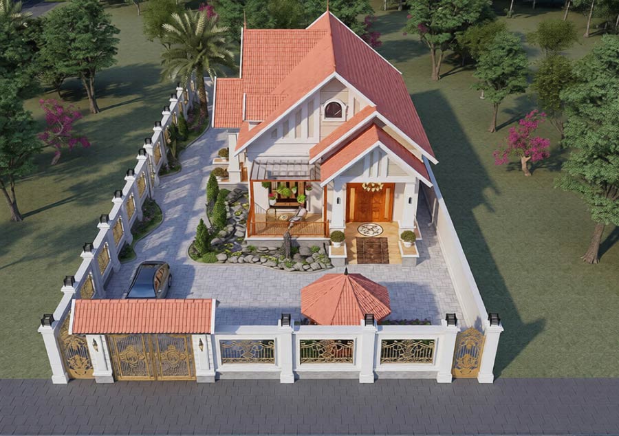 An ninh và hệ thống tường rào bảo vệ