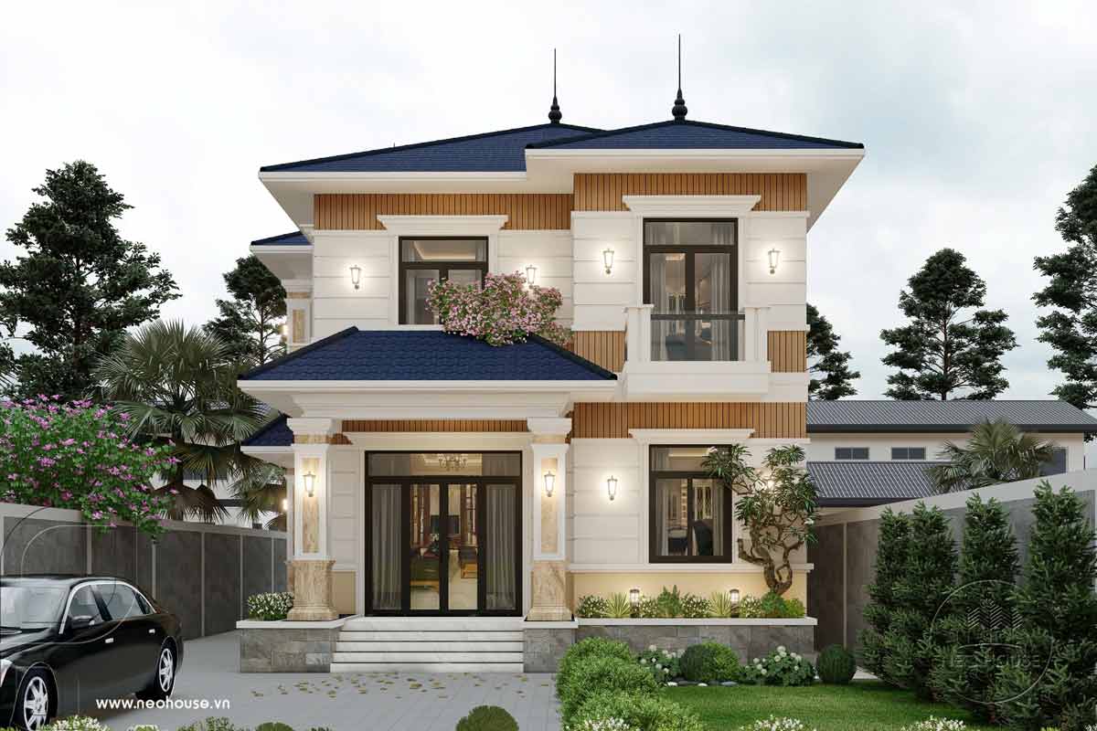 Biệt thự 2 tầng tân cổ điển