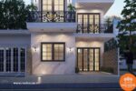 Mẫu Nhà Phố 3 Tầng Mặt Tiền 6m Tân Cổ Điển Tại Đà Nẵng -NP88