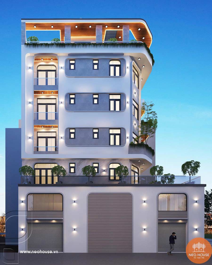 Nhà phố 5 tầng 1 lửng