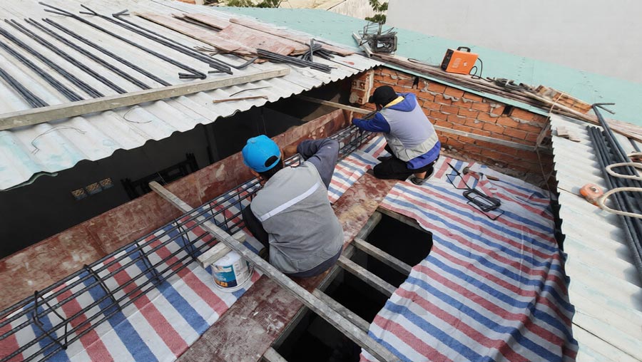 Thay lợp mái, trần nhà